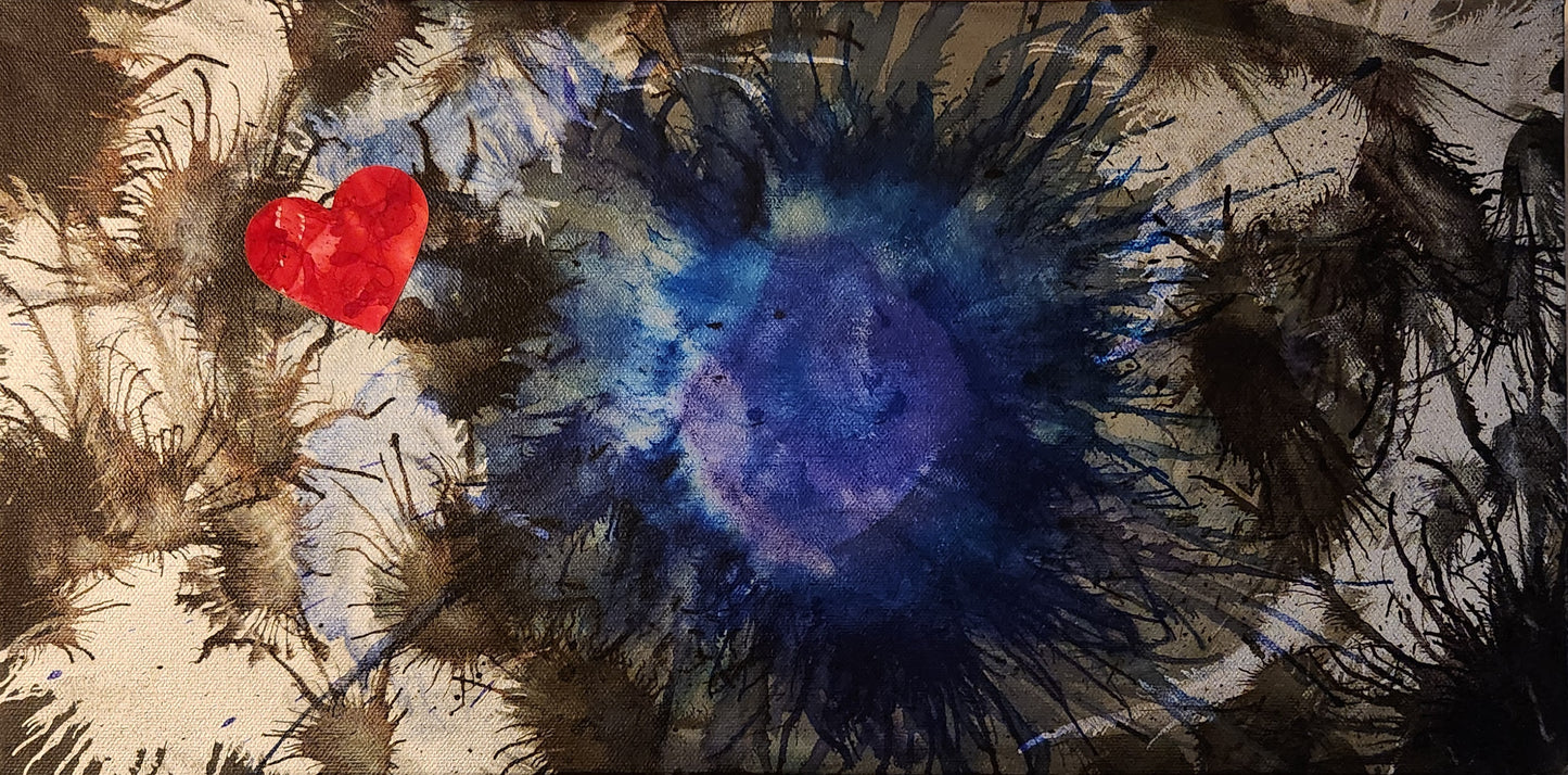 Leather Pride Alcohol Ink by Juliet M. Parisi