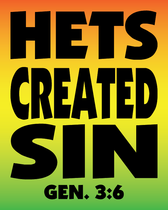Hets Created Sin by Andy Furness (Framed)