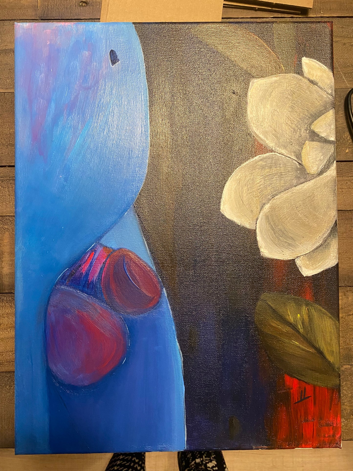 The Velvet Hour Acrylic on Canvas by J. M. Liles