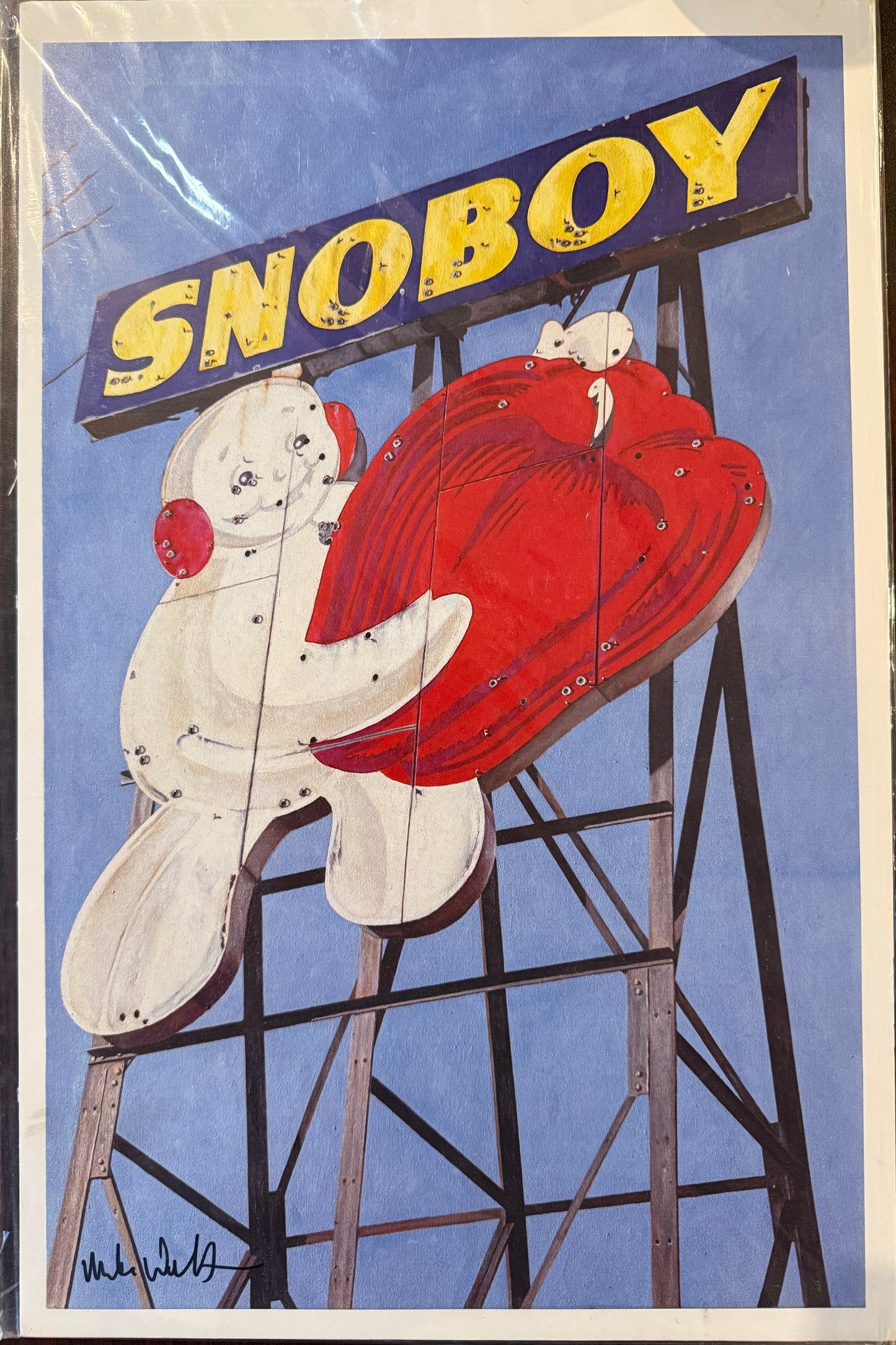Snoboy 11 x 17 Print by Mike Welton
