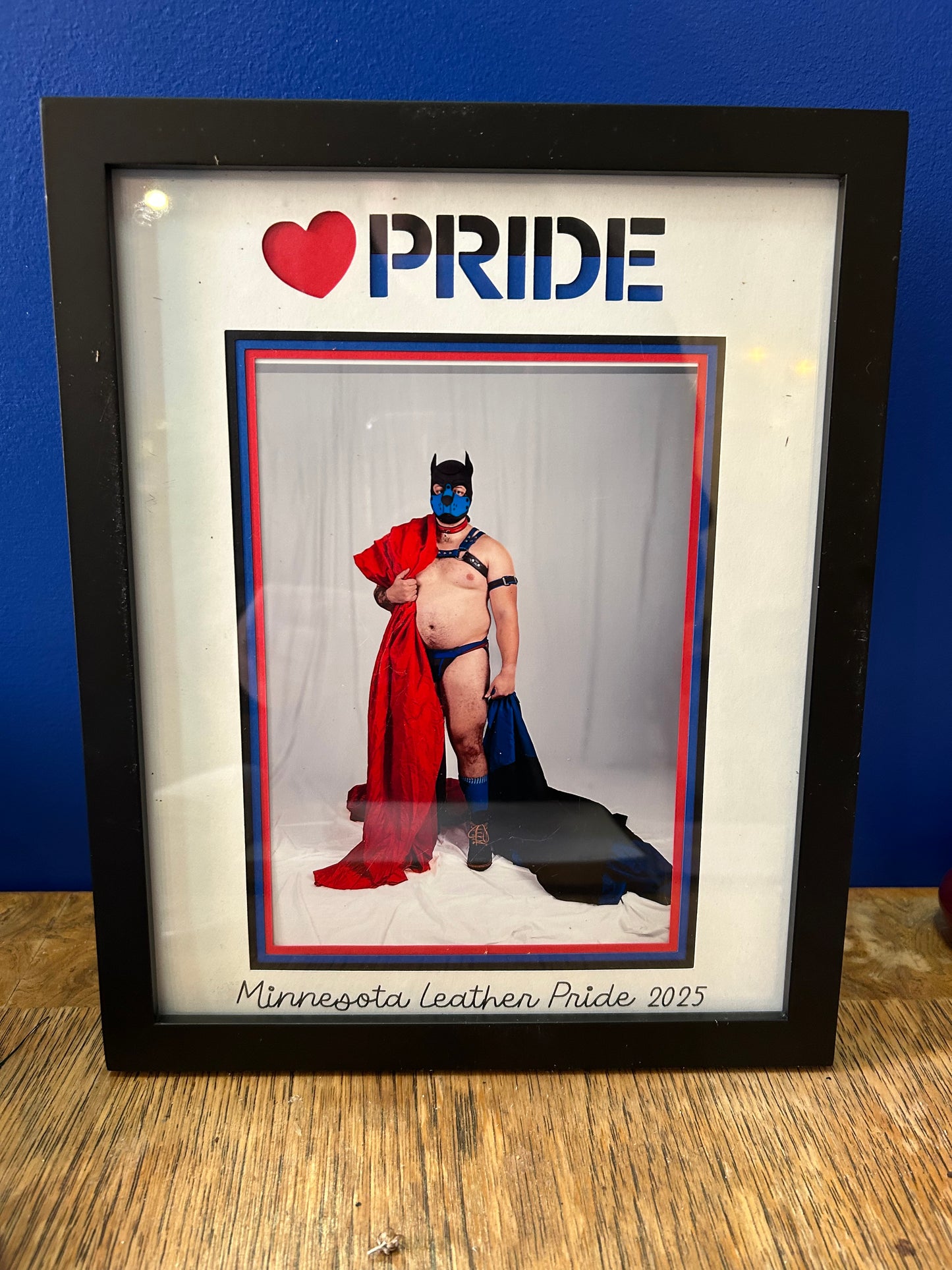 Minnesota Leather Pride Flag – Framed & Fierce