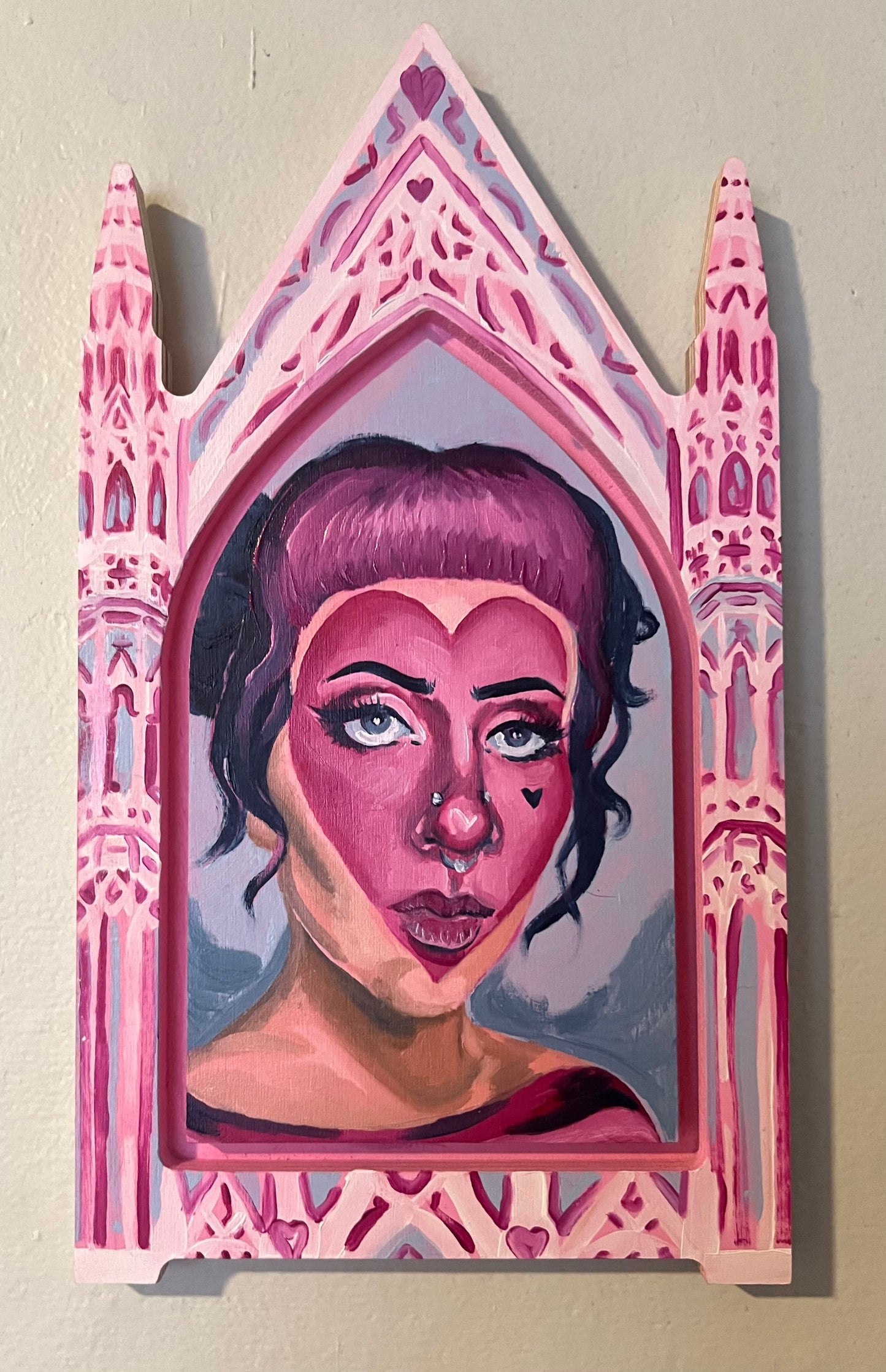 Temple of Love Oil on Canvas by Sooltan Madsen