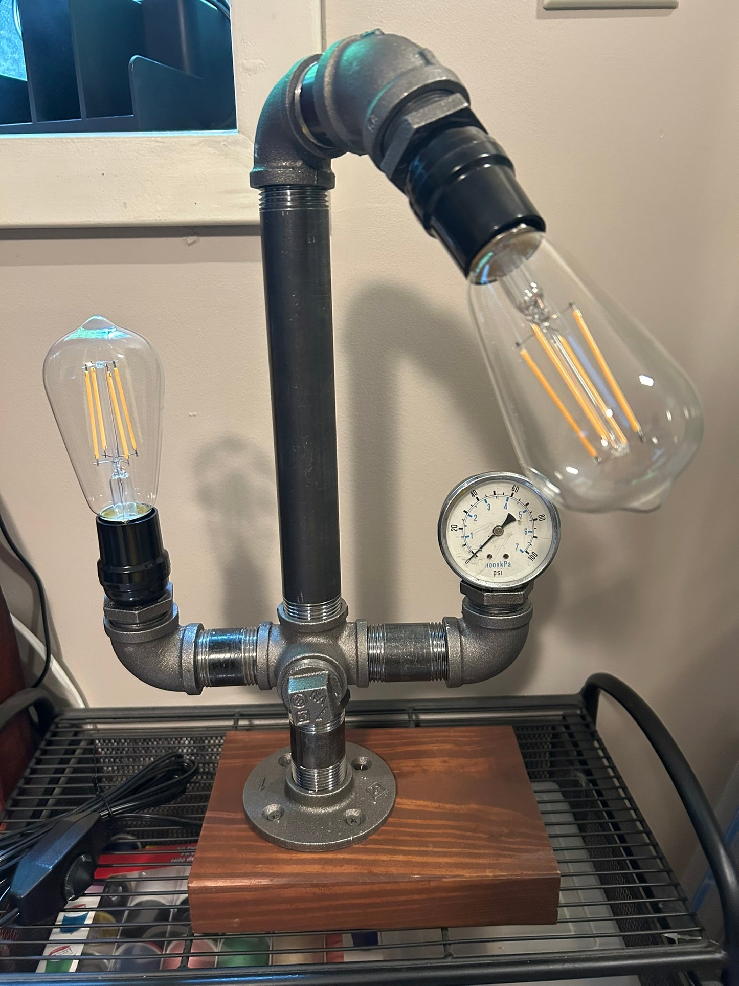 Pipe Lamp - Mult Bulb by Henry Sabia Arts