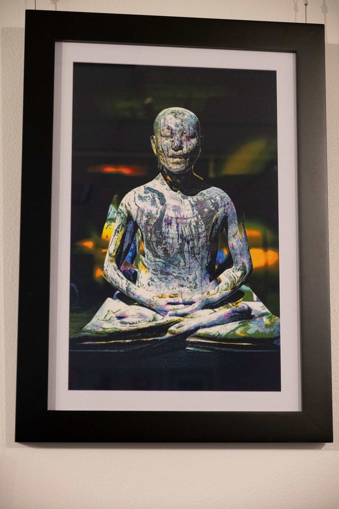 The Buddhas Multi-Exposure Digital Photograph by Celium Bound Studios