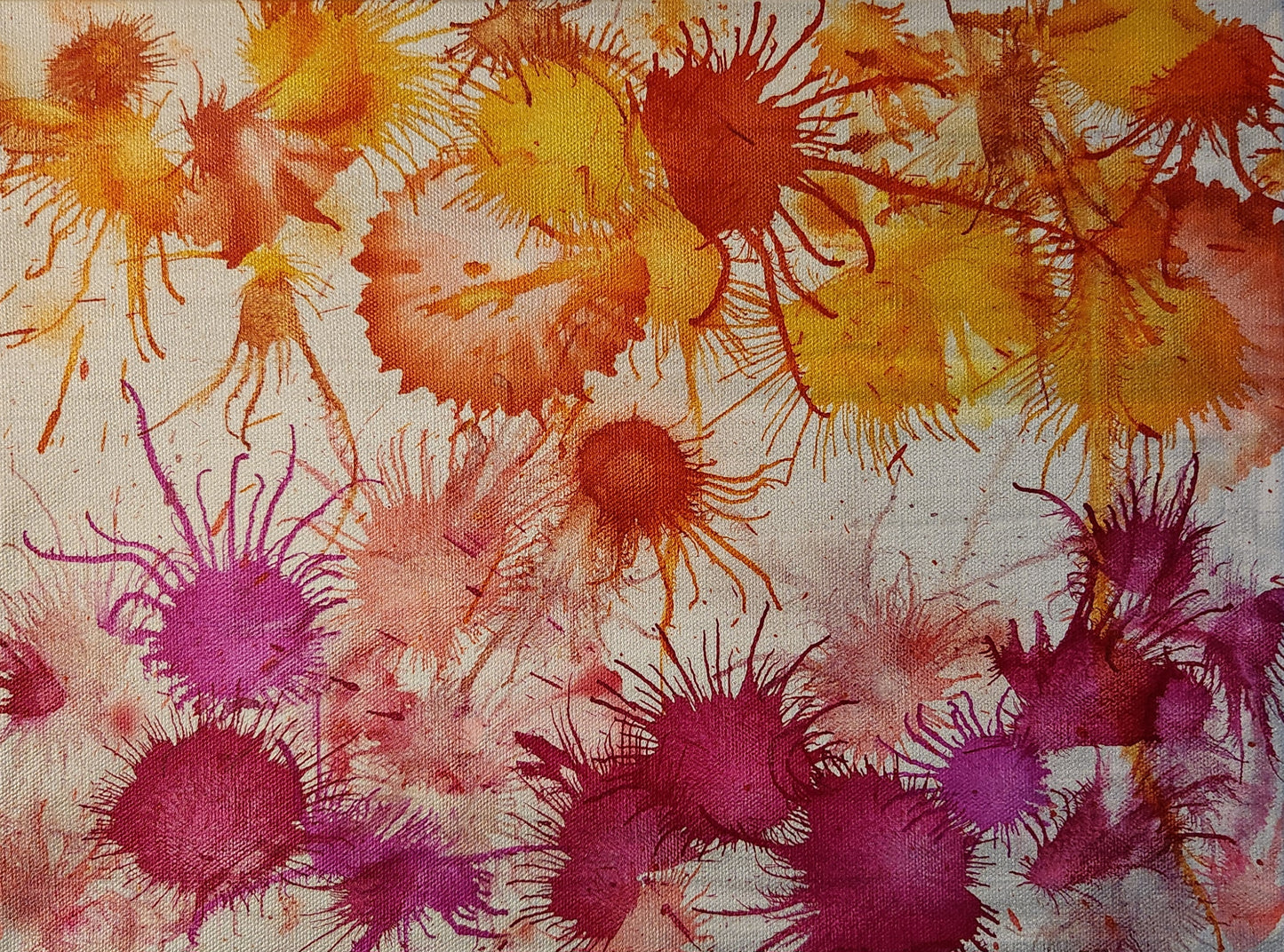 Lesbian Pride Alcohol Ink by Juliet M. Parisi