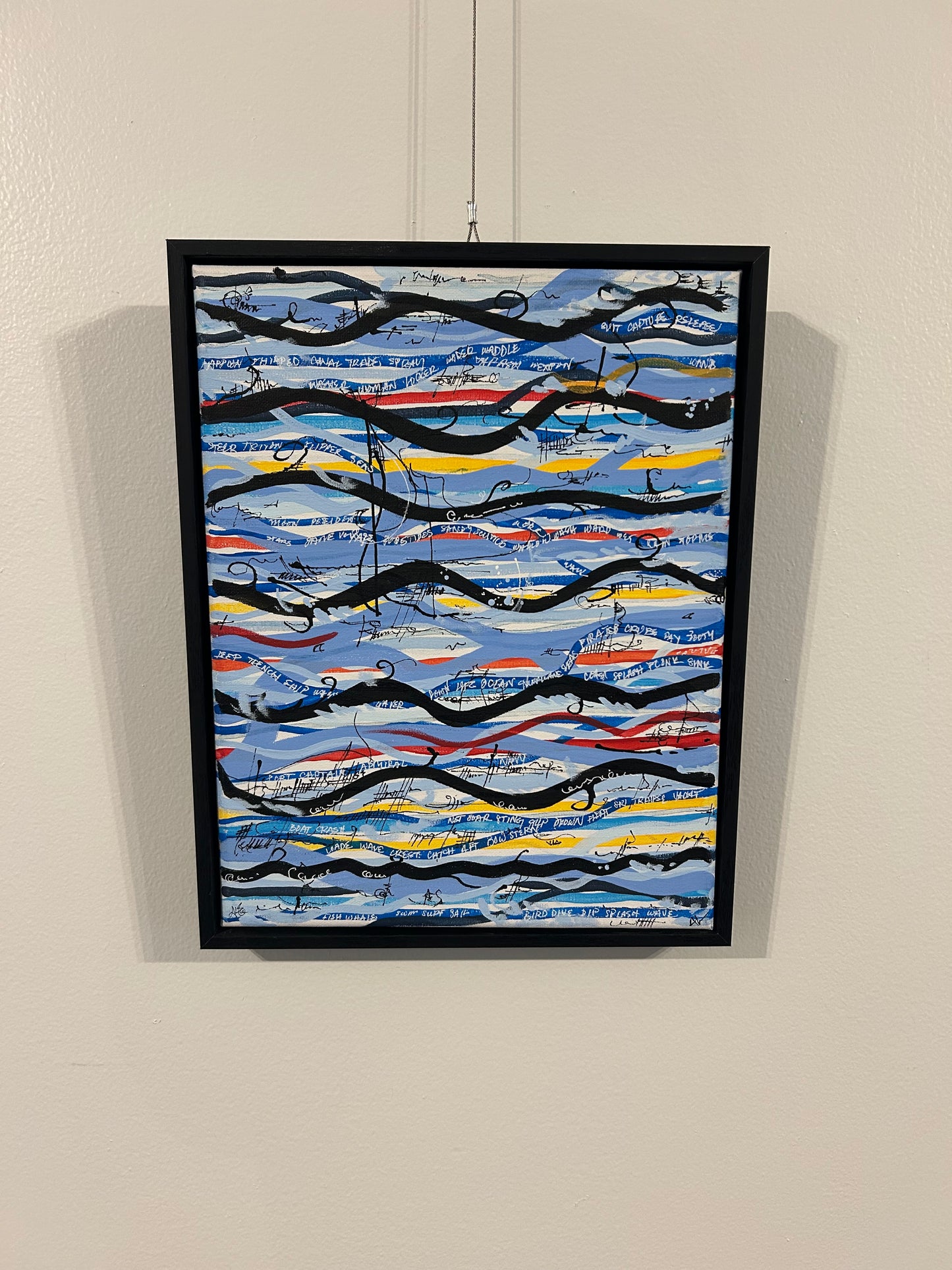 We Ride the Waves Paper Collage by Andy Lamp
