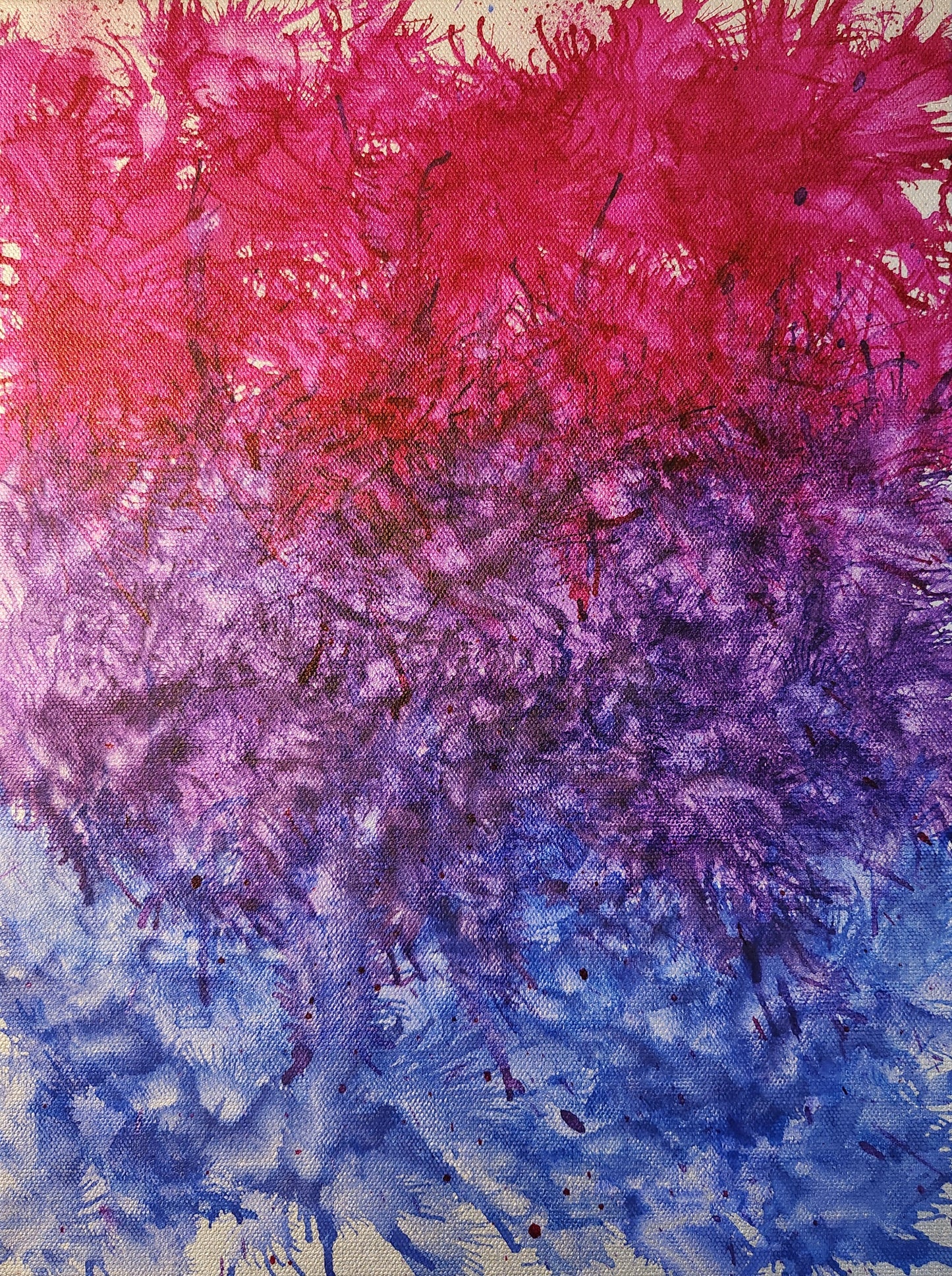 Bisexual Pride Alcohol Ink by Juliet M. Parisi