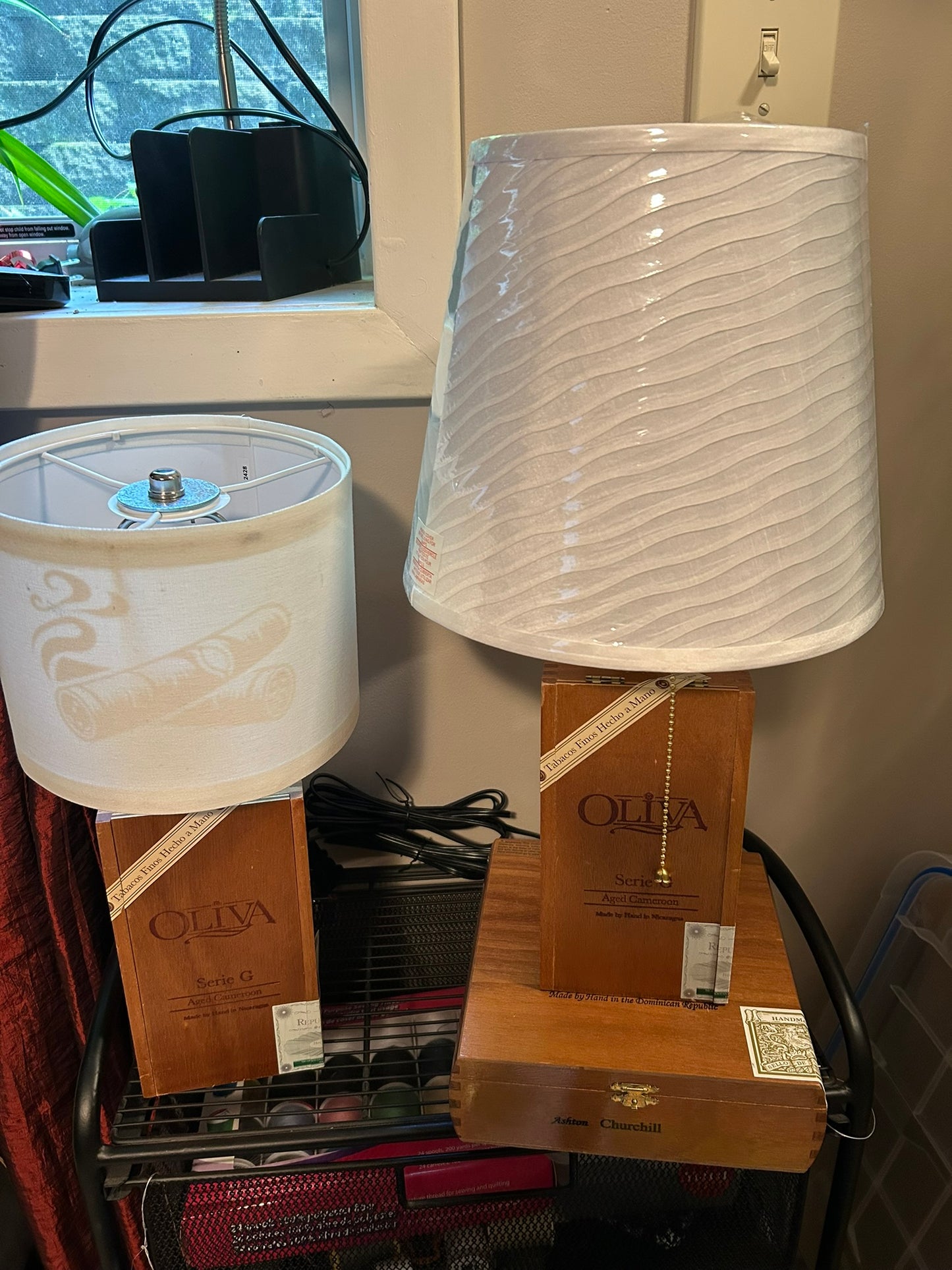 Cigar Shade Lamp by Henry Sabia Arts