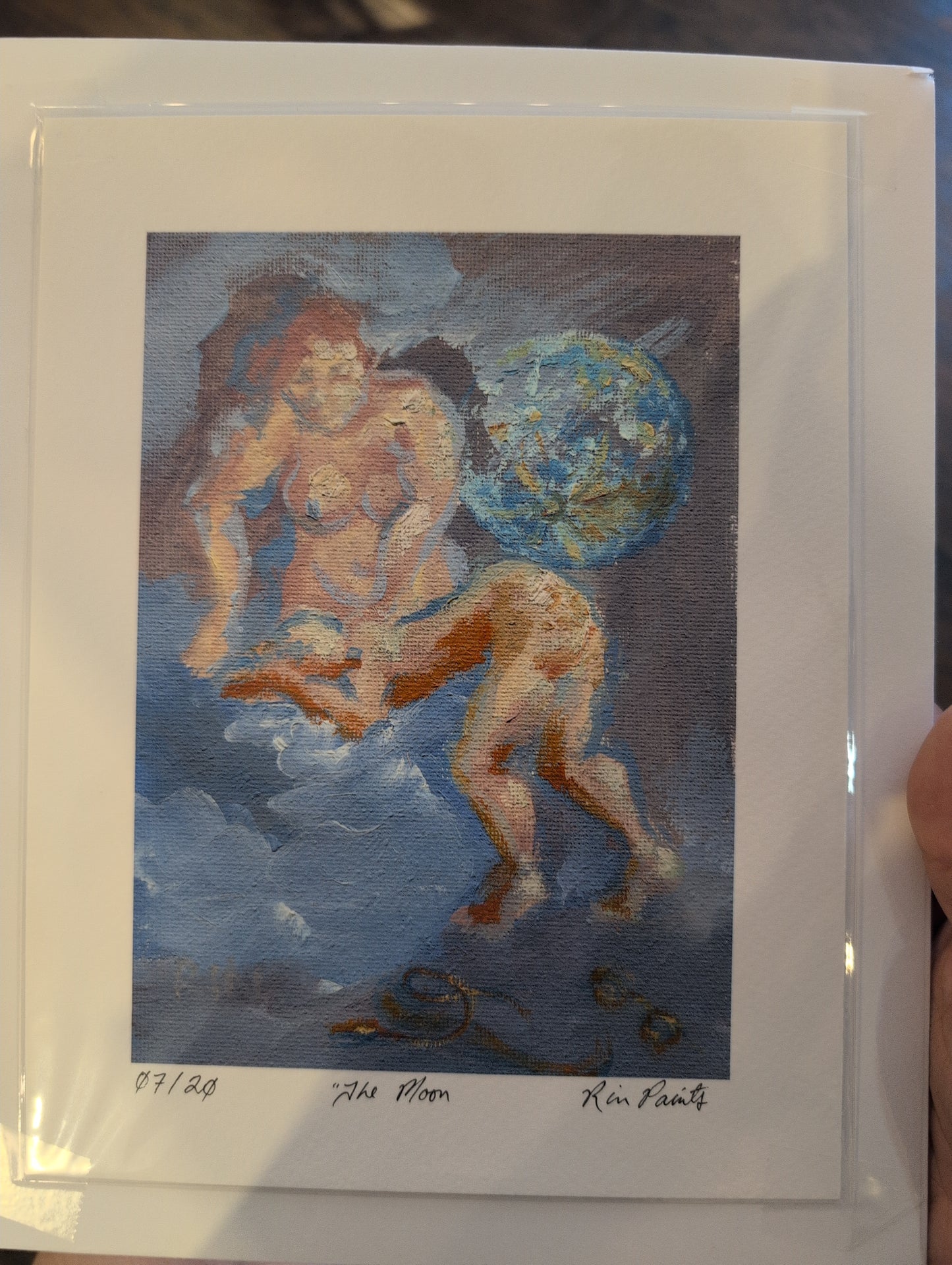 The Moon by Rin Paints