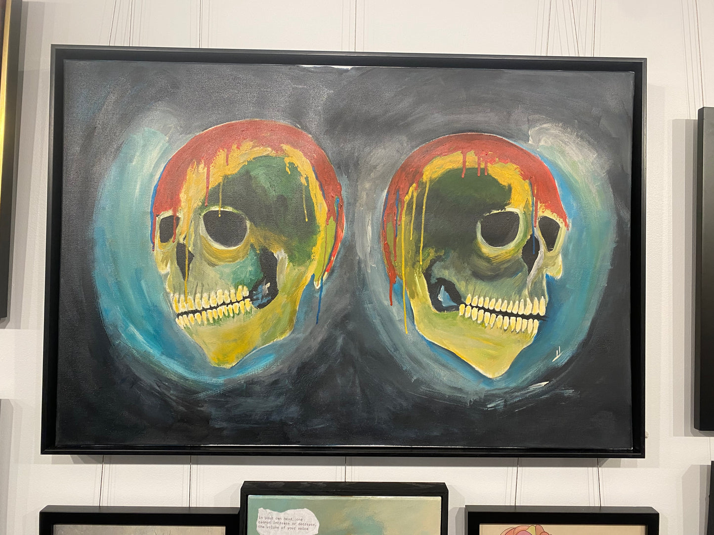 Subsuming Logic of Shapes Acrylic on Canvas by J. M. Liles