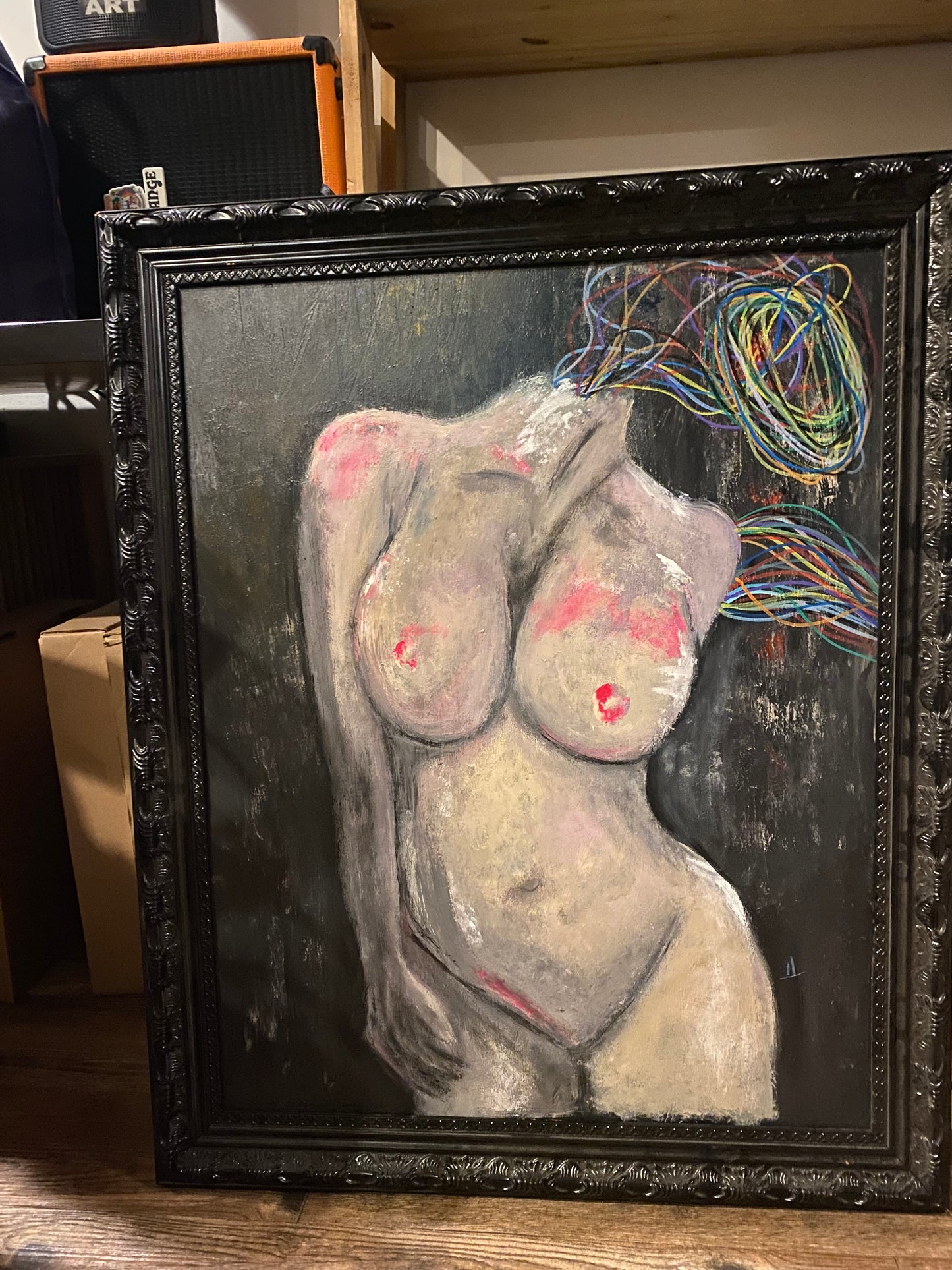 I Have Come Undone Acrylic on Board by J. M. Liles