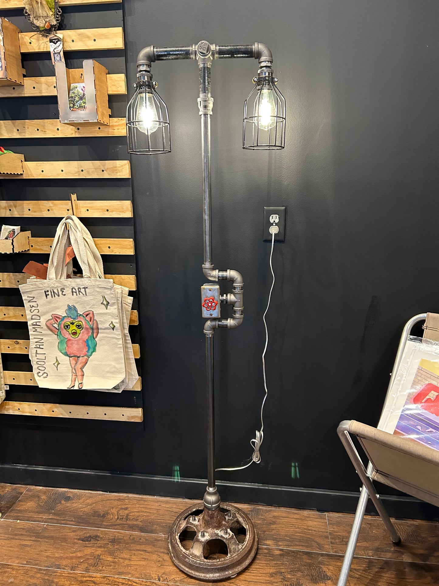 Caged Lamp by Henry Sabia Arts