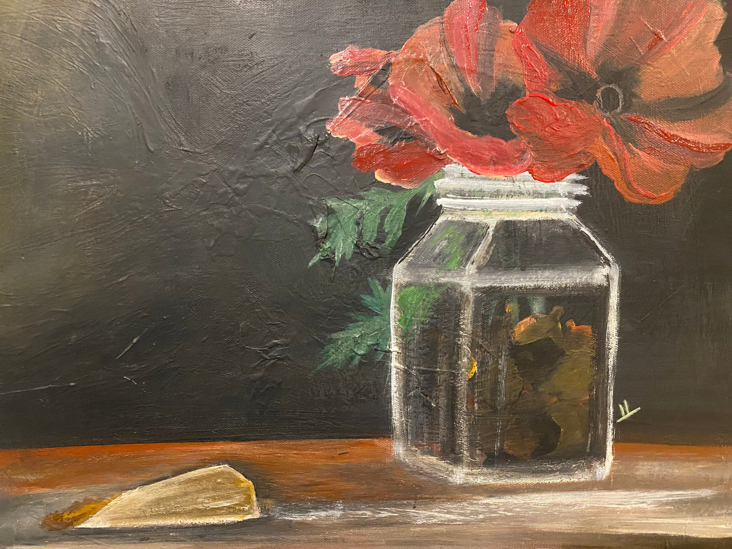 Poison Poppy 16x20 Acrylic on Canvas by J. M. Liles