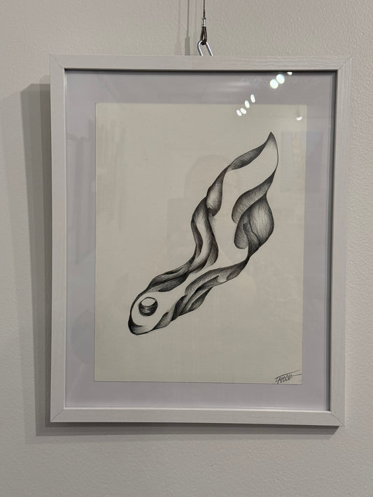 Untitled 1 by Teddy Homan (framed original)