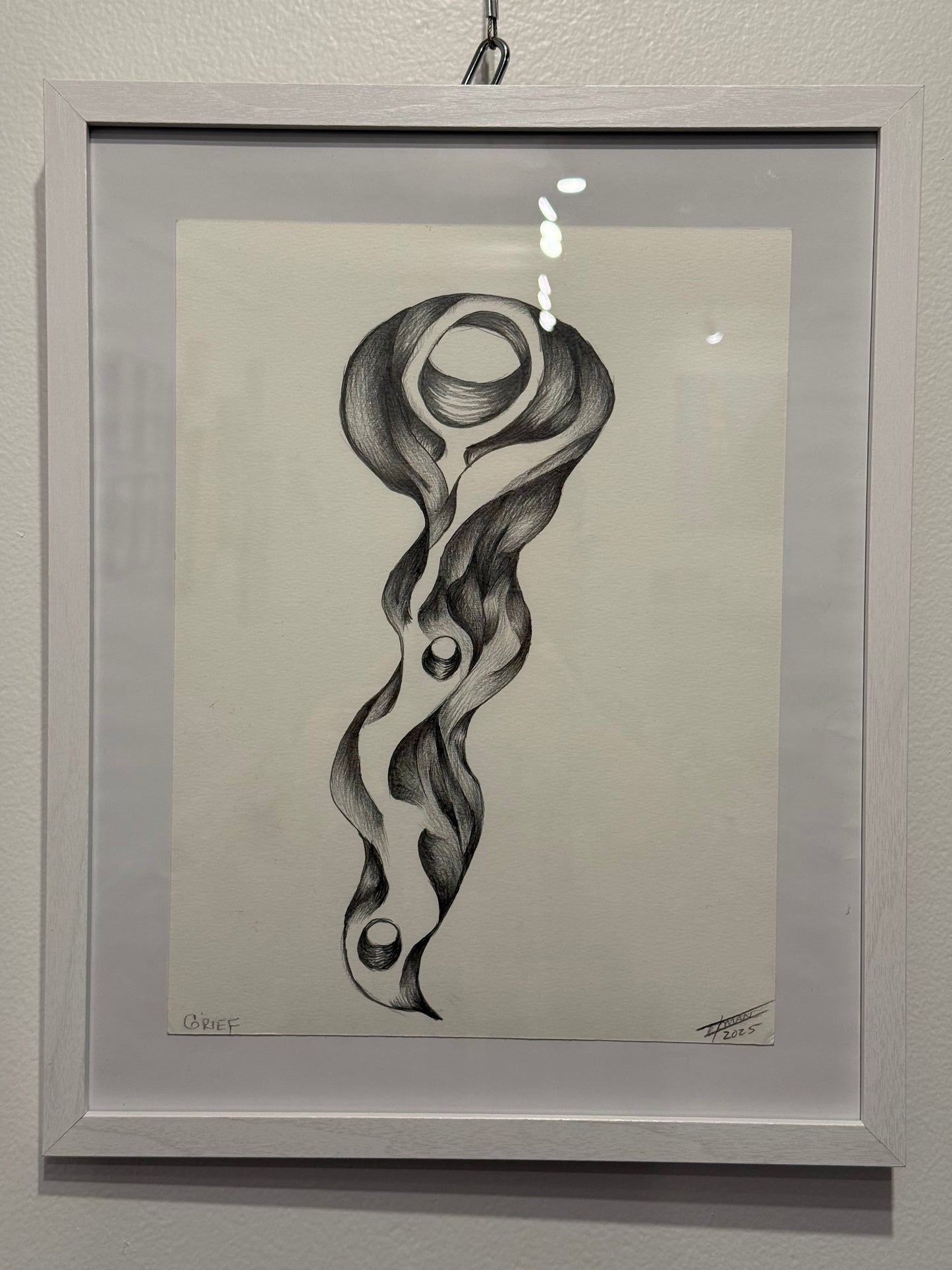 Untitled 3 by Teddy Homan (framed original)