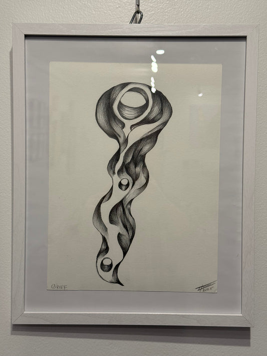 Untitled 3 by Teddy Homan (framed original)