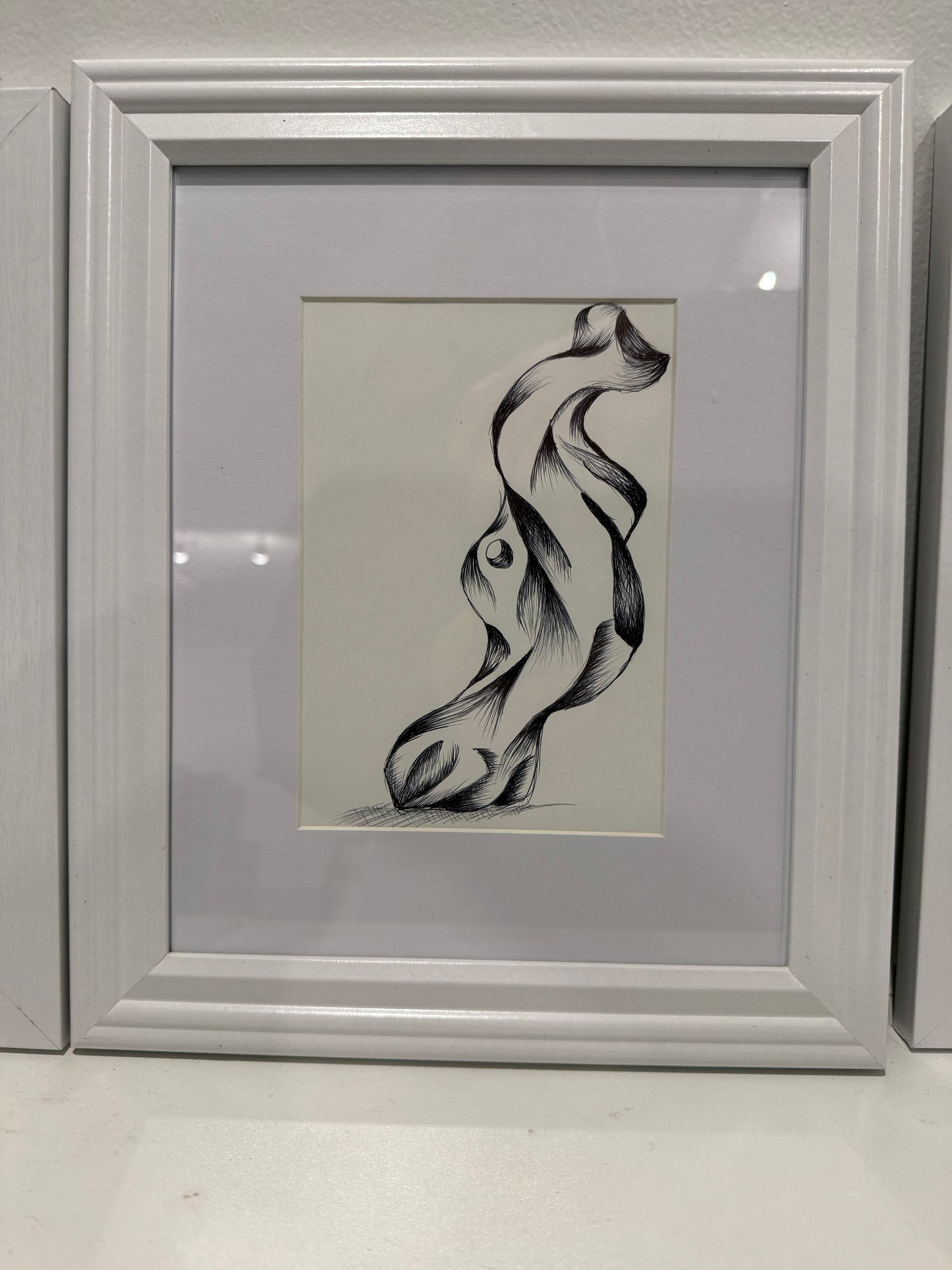 Untitled 5 by Teddy Homan (framed original)