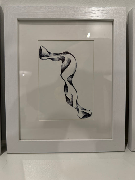 Untitled 6 by Teddy Homan (framed original)