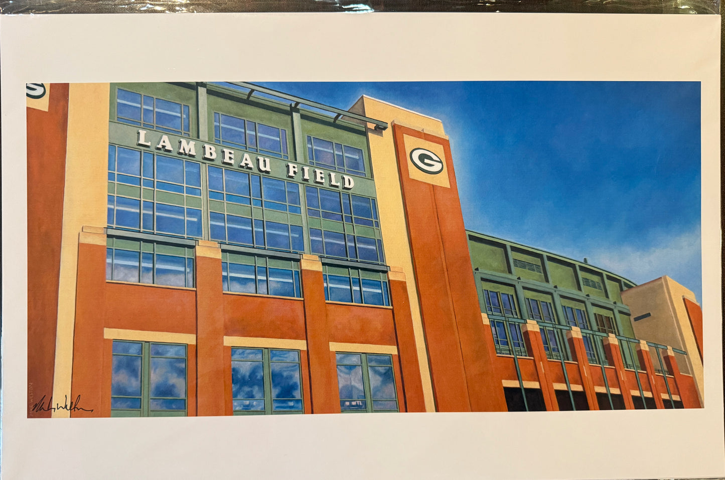 Lambeau Field 11 x 17 Print by Mike Welton