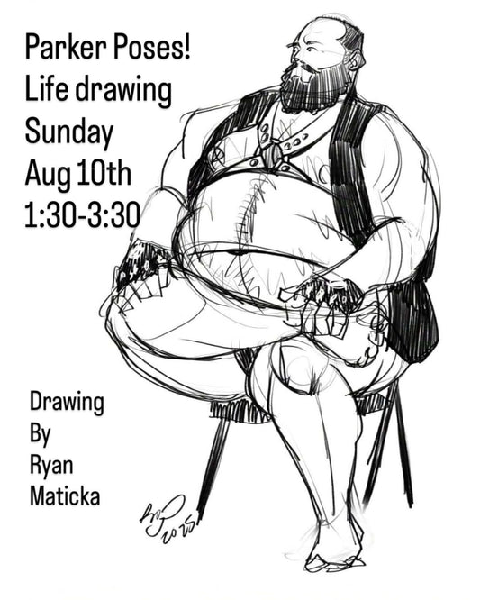 August 10th LIfe Drawing w/Mike Welton with Mike Welton