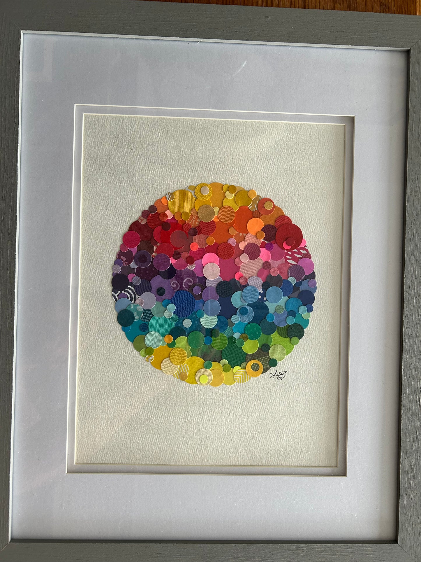 A Rainbow Gem Paper Collage by Andy Lamp