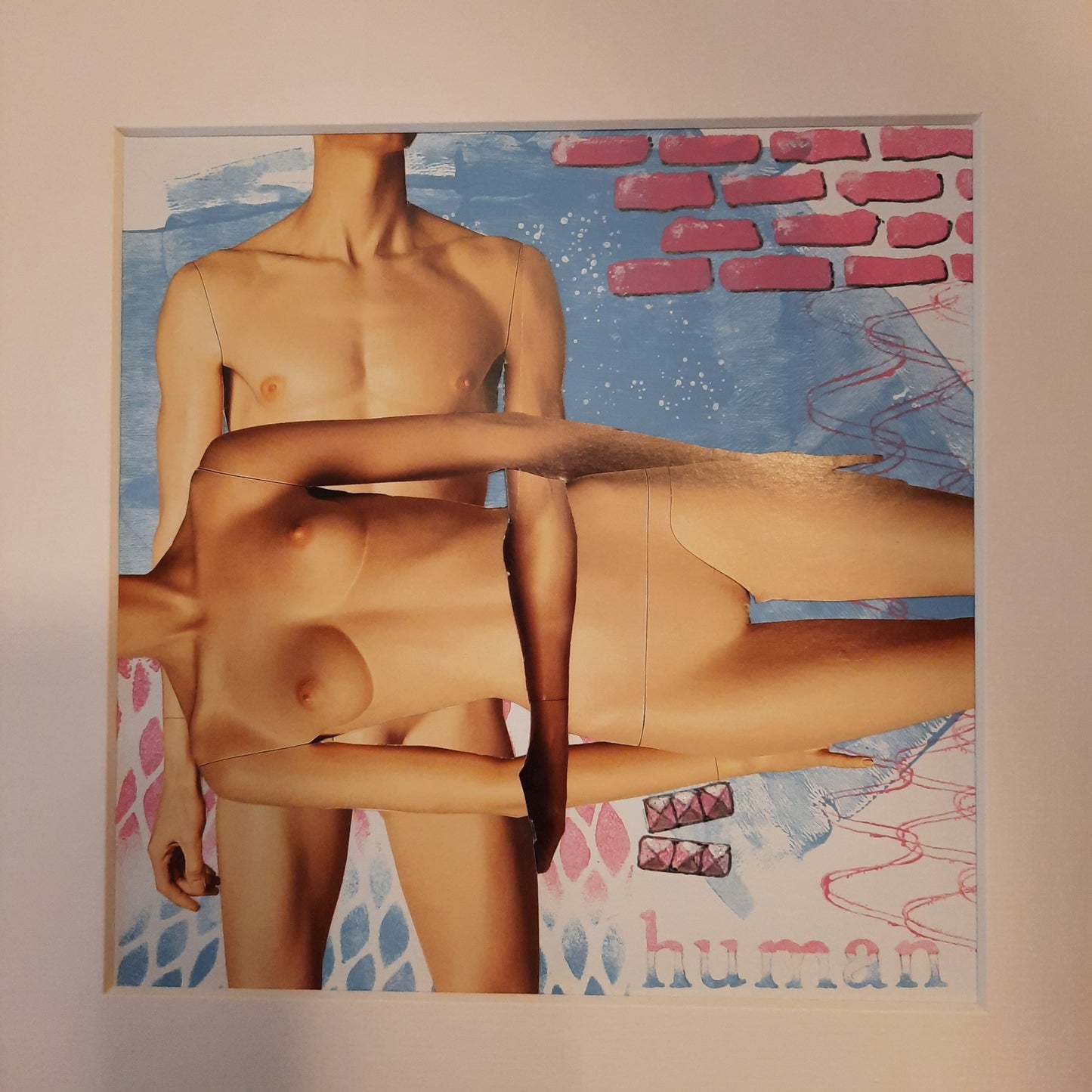 Above All, Human Mixed media: Acrylic, ink  by My Compadre LLC