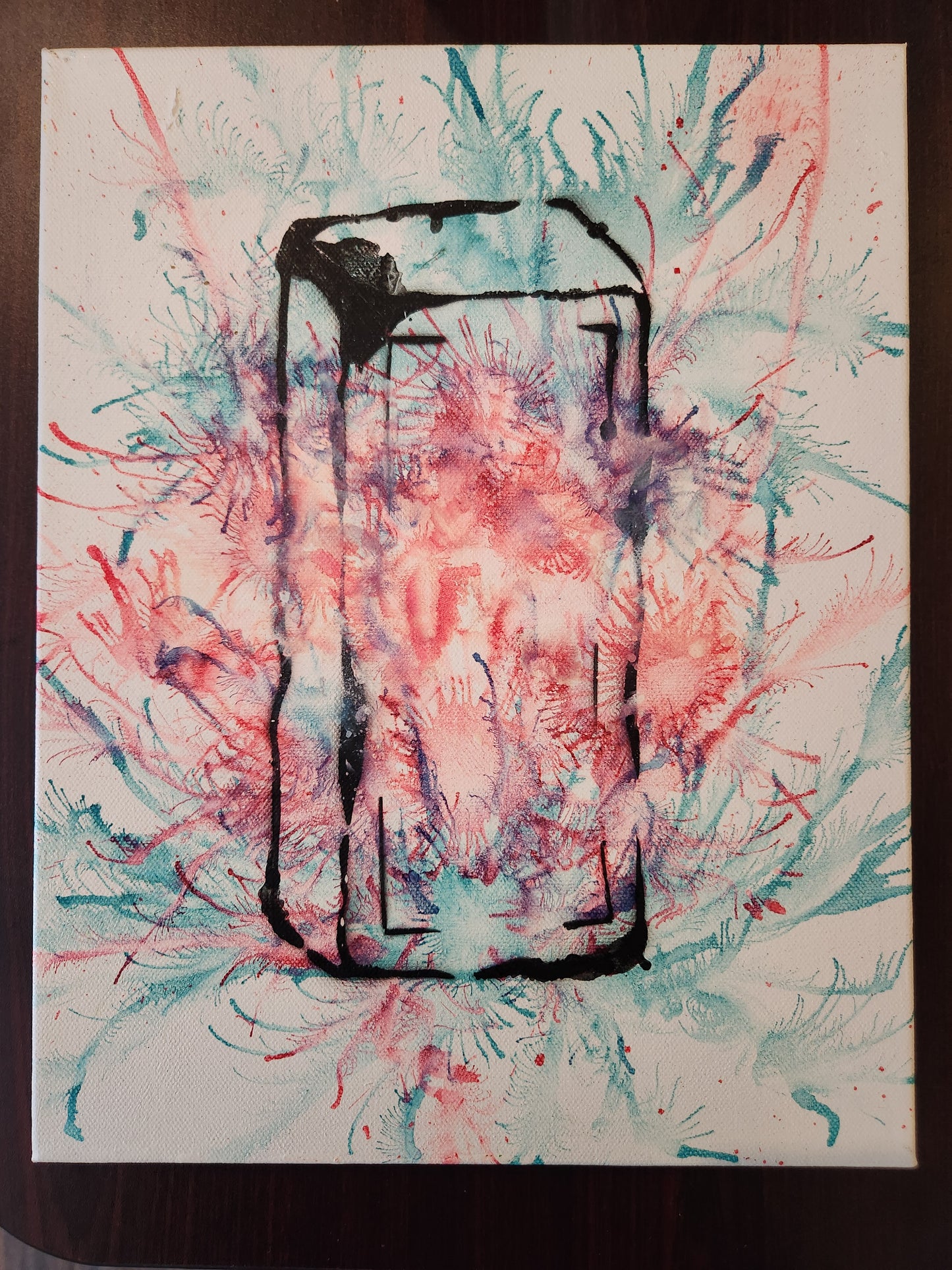 Trans brick painting 11x14