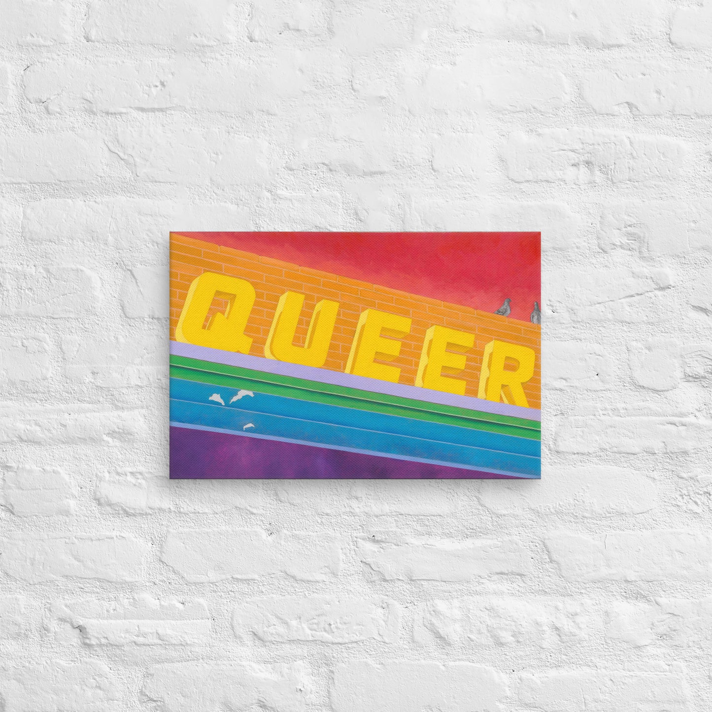 QUEER by Mike Welton Canvas