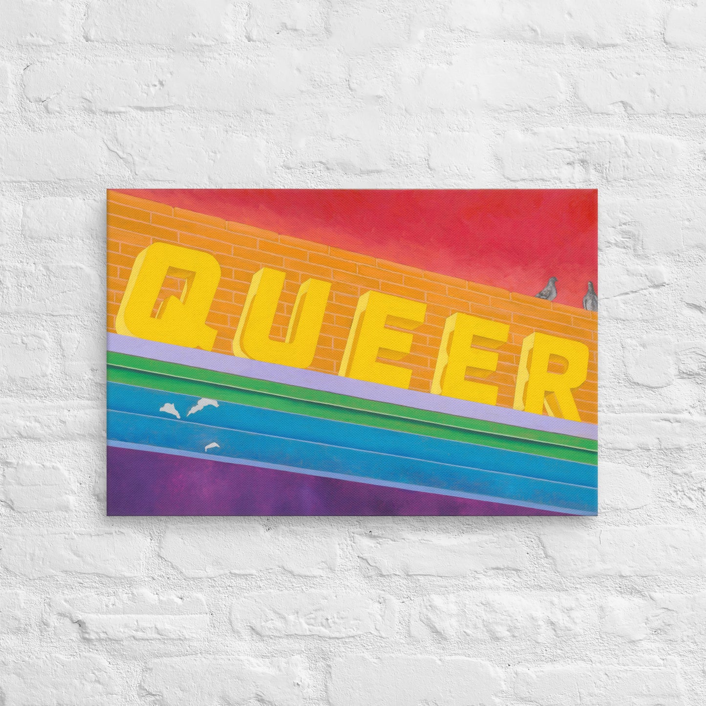 QUEER by Mike Welton Canvas