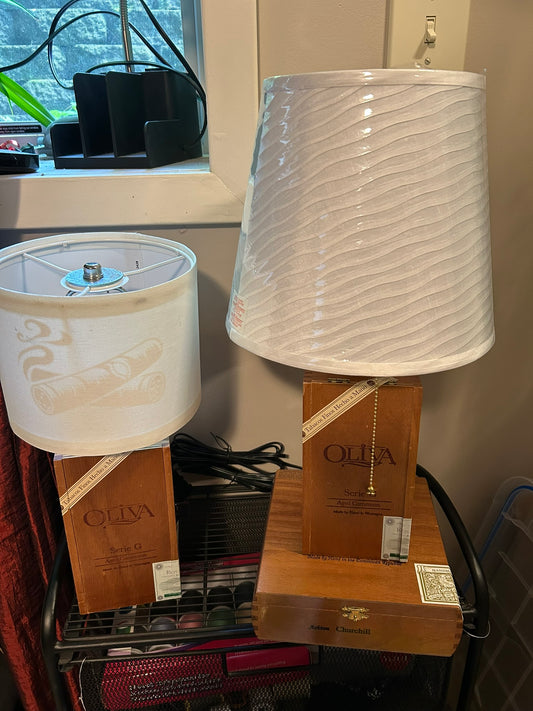 Cigar Shade Lamp by Henry Sabia Arts