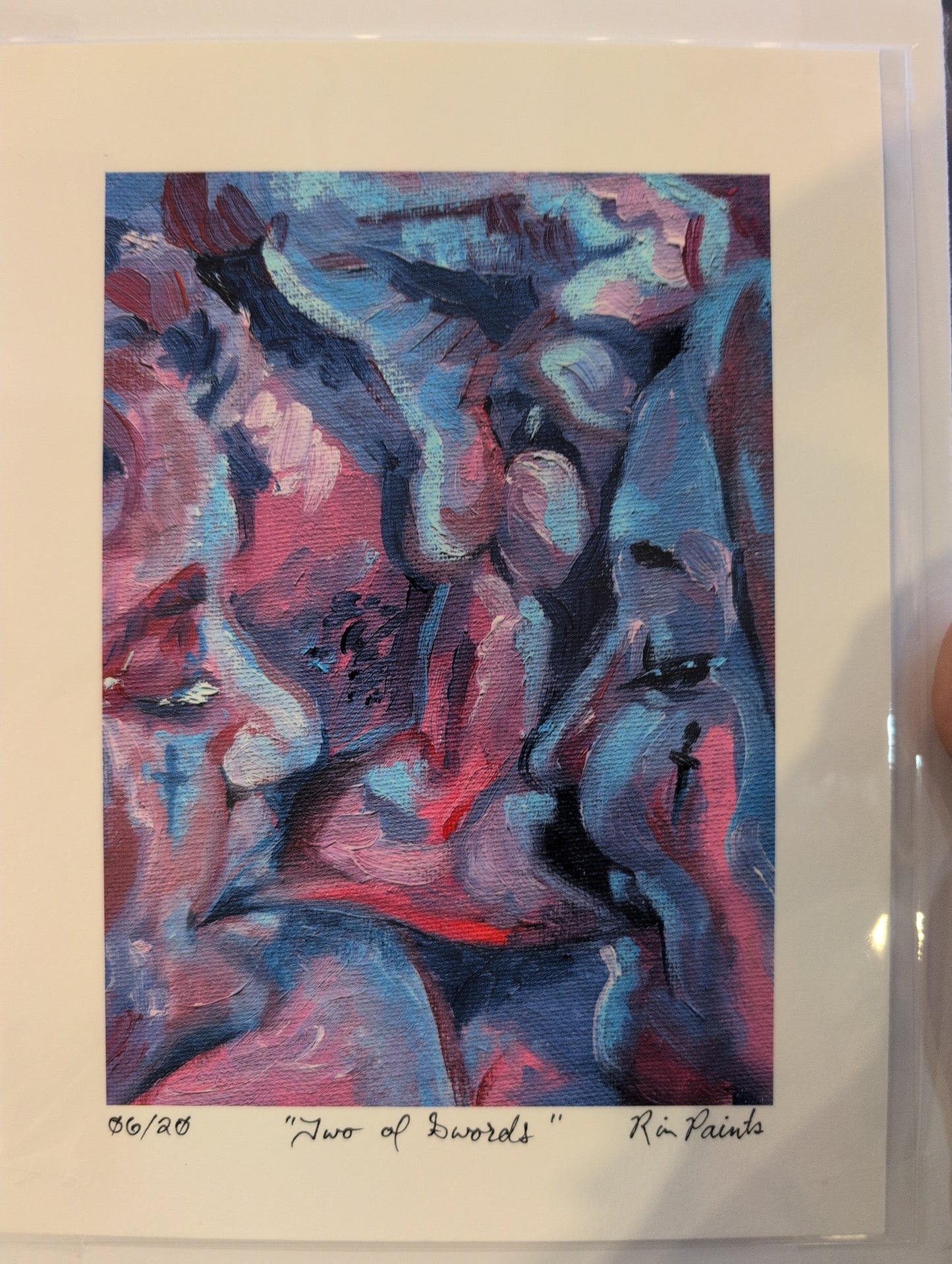 Two of Swords by Rin Paints