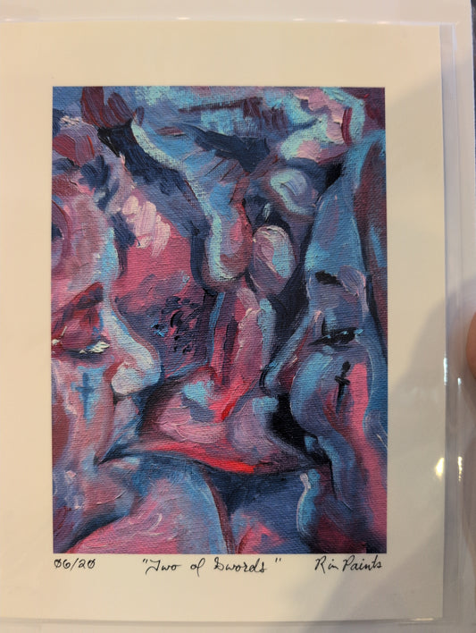 Two of Swords by Rin Paints