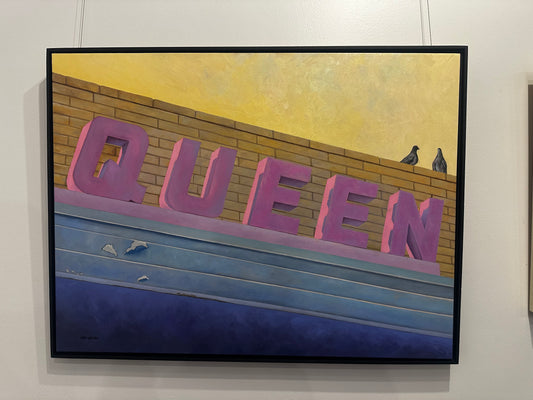 Queen Oil on Canvas by Mike Welton