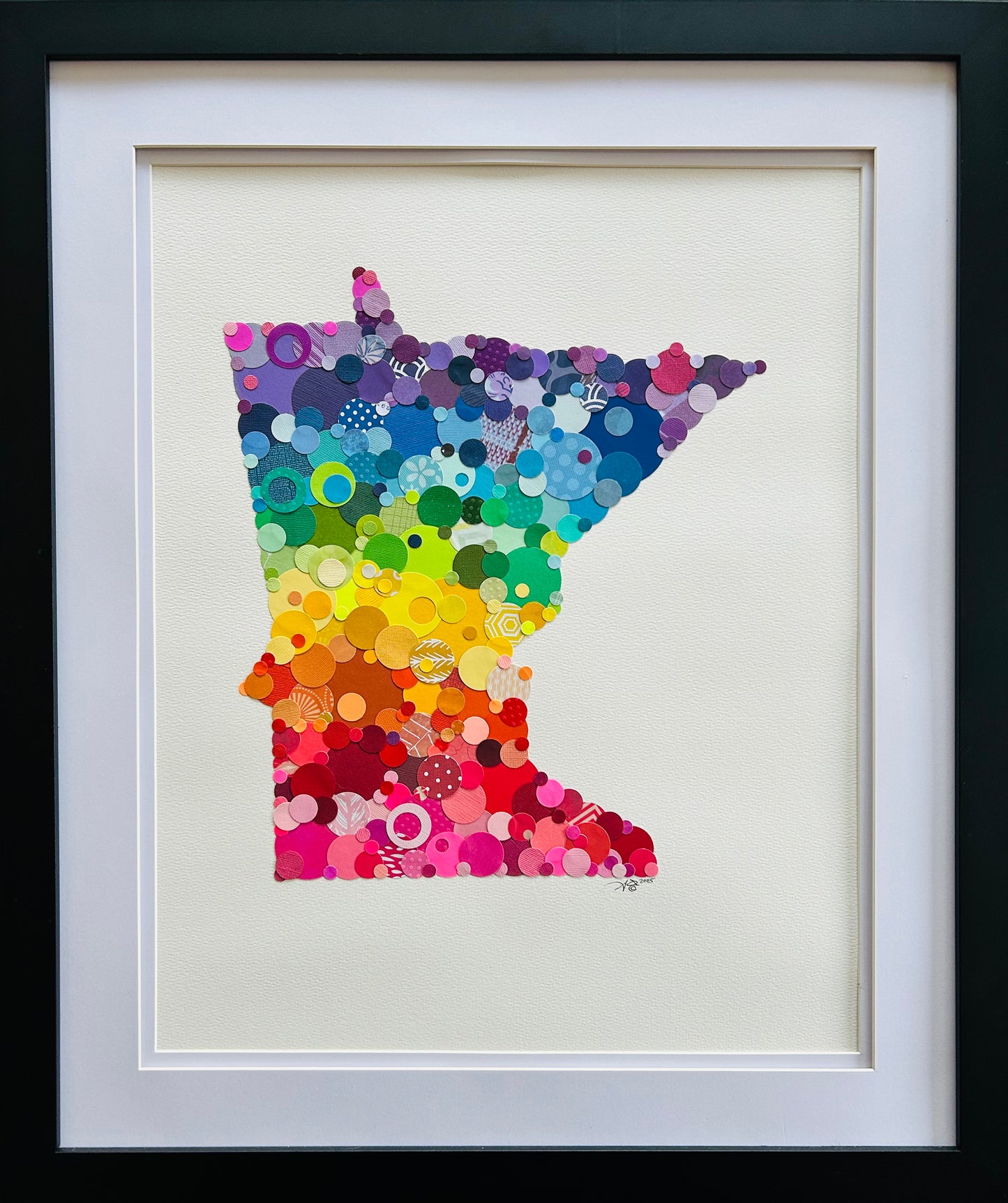 Made in Minnesota Paper Collage by Andy Lamp