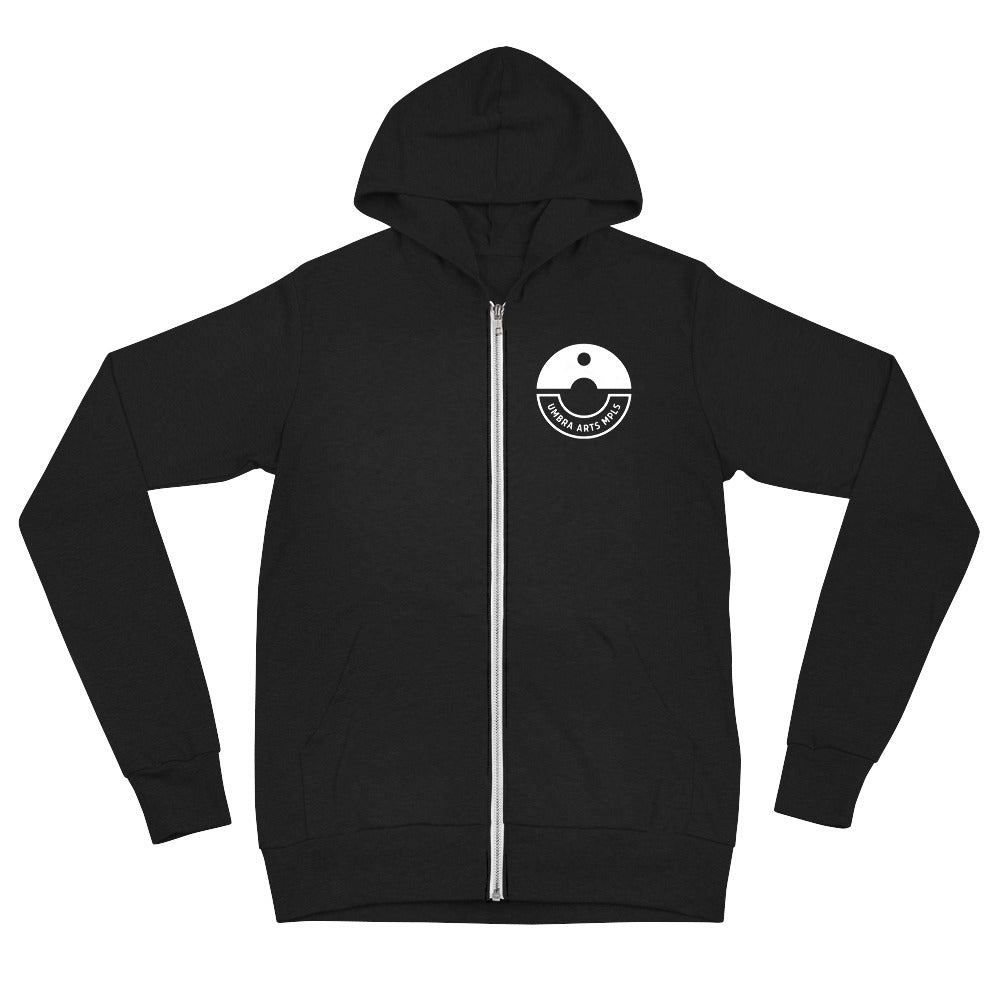 UA Unisex zip hoodie