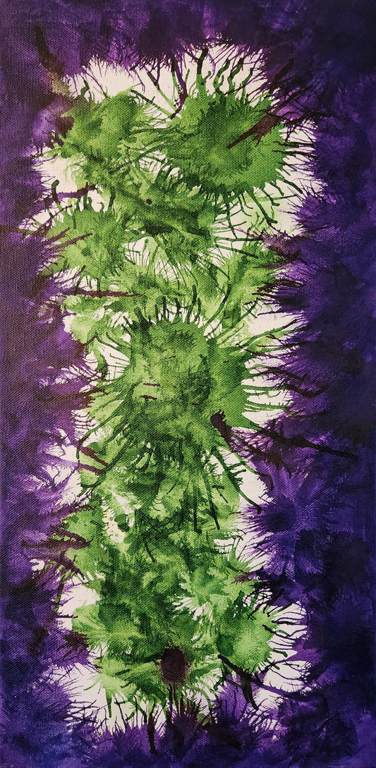 Gender Queer Pride Alcohol Ink by Juliet M. Parisi